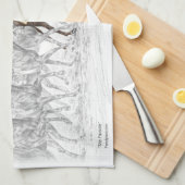 Linge De Cuisine Porte de départ de la course de cheval (Quart Plié)