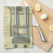 Linge De Cuisine Porte d'entrée d'église ancienne Architecture de l (Quart Plié)