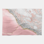 Linge De Cuisine Porte en marbre rose (Horizontal)