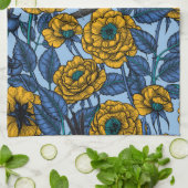 Linge De Cuisine Porté en rose (Plié)