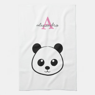 Linge De Cuisine Porte-panda coutume Monogramme