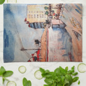 Linge De Cuisine Porte sur les Ramparts de Paris par Vincent van Go (Plié)