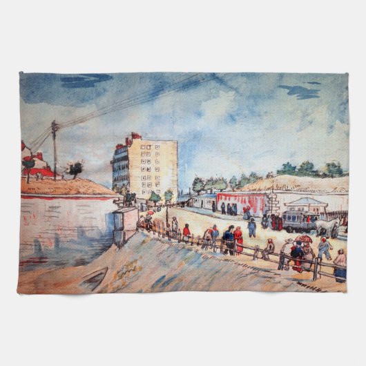 Linge De Cuisine Porte sur les Ramparts de Paris par Vincent van Go (Horizontal)