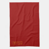 Linge De Cuisine Portez votre coeur (Vertical)