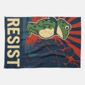 Linge De Cuisine Portland Frog Protest (Horizontal)