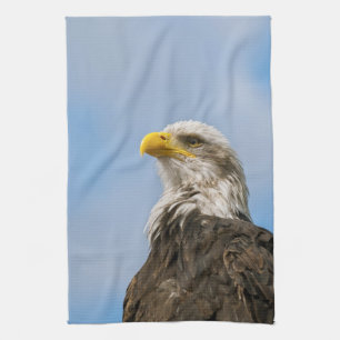 Linge De Cuisine Portrait d'aigle à tête blanche Art animalier
