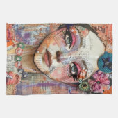 Linge De Cuisine Portrait d'art en collage multimédia (11) (Horizontal)
