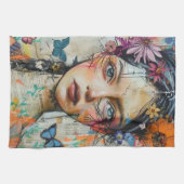 Linge De Cuisine Portrait d'art en collage multimédia (9) (Horizontal)