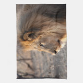 Linge De Cuisine Portrait de Lion (Vertical)