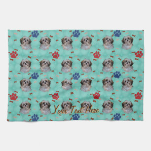 Linge De Cuisine Portrait de Shih Tzu