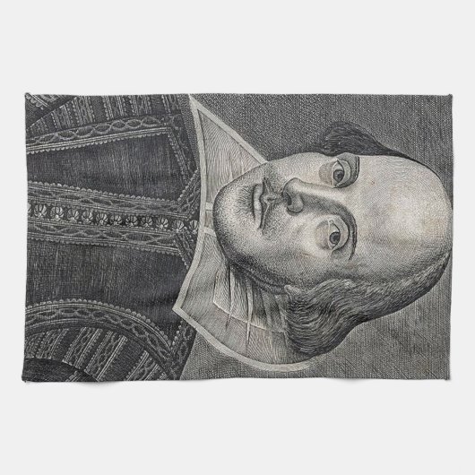 Linge De Cuisine Portrait de William Shakespeare (Horizontal)