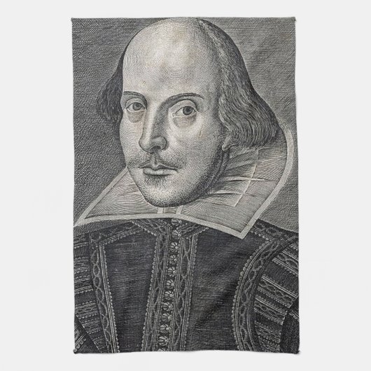 Linge De Cuisine Portrait de William Shakespeare (Vertical)