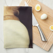 Linge De Cuisine Portrait féminin de Behind (par Frederic Leighton) (Quart Plié)