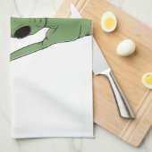 Linge De Cuisine Pose de cœur extraterrestre (Quart Plié)