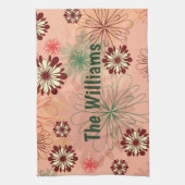 Linge De Cuisine Poser Floral Écran personnel (Vertical)