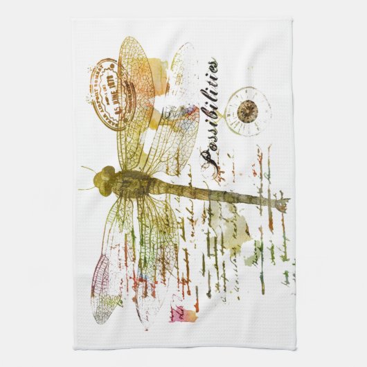 Linge De Cuisine Possibilities dragonfly (Vertical)