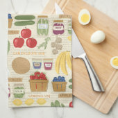 Linge De Cuisine Poste de ferme (Quart Plié)