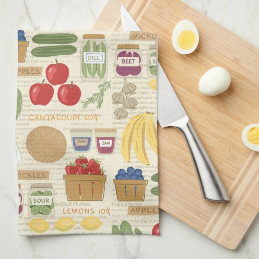 Linge De Cuisine Poste de ferme (Quart Plié)