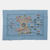 Linge De Cuisine Poster bleu de la Coupe du Monde QUIDDITCH™ (Horizontal)