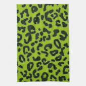 Linge De Cuisine Poster de animal Apple Green Leopard (Vertical)