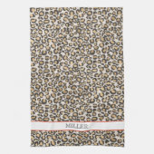 Linge De Cuisine Poster de animal Leopard Nom Chic Home Décor (Vertical)