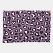 Linge De Cuisine Poster de animal, Léopard Violet, Spots De Cheetah (Horizontal)