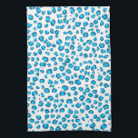 Linge De Cuisine Poster de animal Motif moderne Blue Leopard<br><div class="desc">Décorez votre cuisine avec cette serviette cool. Fait un grand ménage ou un cadeau mariage! Vous pouvez le customiser et ajouter du texte. Consultez ma boutique pour plus de couleurs et de motifs !</div>