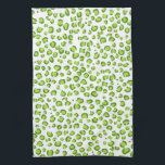 Linge De Cuisine Poster de animal Motif moderne Green Leopard<br><div class="desc">Décorez votre cuisine avec cette serviette cool. Faites un grand cadeau de ménage,  d'anniversaire ou de mariage! Vous pouvez le customiser et ajouter du texte. Consultez ma boutique pour plus de couleurs et de motifs !</div>