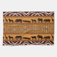 Poster de animal Motif Tribal Africain moderne