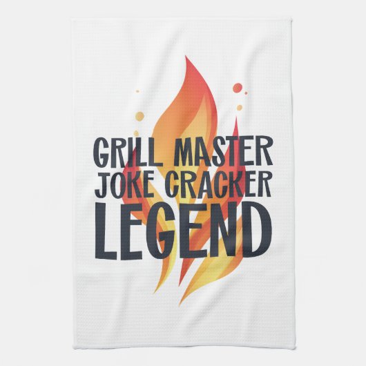 Linge De Cuisine Poster de la légende du grill (Vertical)