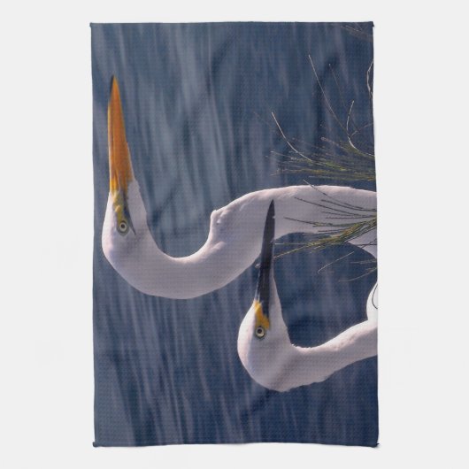 Linge De Cuisine Poster des aigrettes (Vertical)