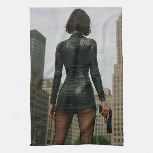 Linge De Cuisine Poster noir (Vertical)