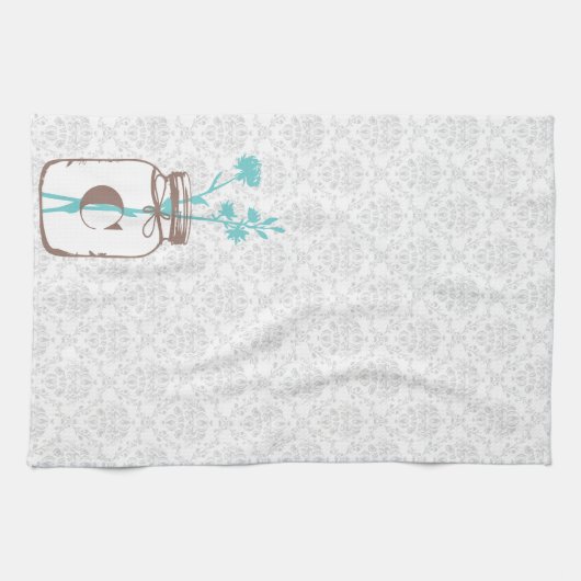 Linge De Cuisine Pot de maçon (Horizontal)