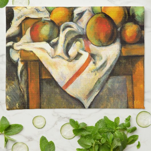 Linge De Cuisine Pot et fruit de gingembre par Cezanne (Plié)