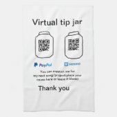 Linge De Cuisine Pot virtuel de pourboires code q r donation d'arge (Vertical)