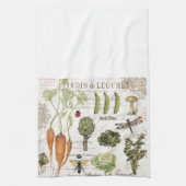 Linge De Cuisine potager vintage (Vertical)