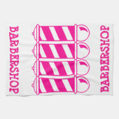 Linge De Cuisine Poteaux en coiffure rose (Horizontal)