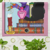 Linge De Cuisine Potions de sorcières de livres de chats (Plié)