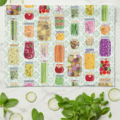 Linge De Cuisine Pots de canne à nourriture - Vert (Plié)