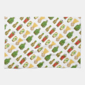 Linge De Cuisine Pots de pâtes et poivrons (Horizontal)