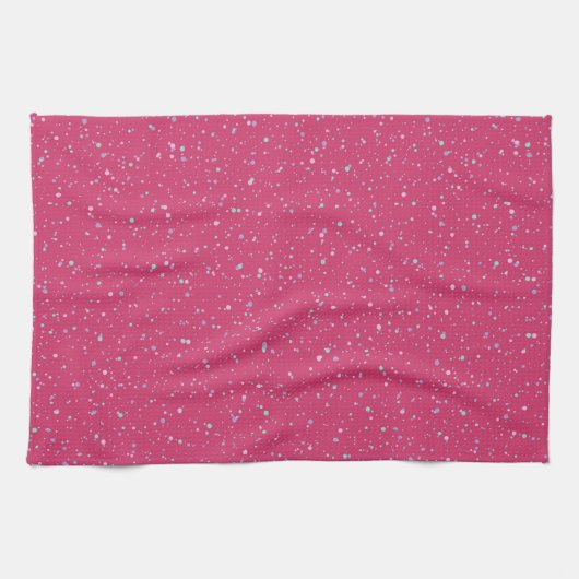Linge De Cuisine Pots de peinture Pastel Raspberry Pink (Horizontal)