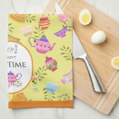 Linge De Cuisine Pots de thé et tasses Jaune (Quart Plié)