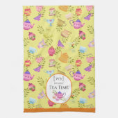 Linge De Cuisine Pots de thé et tasses Jaune (Vertical)