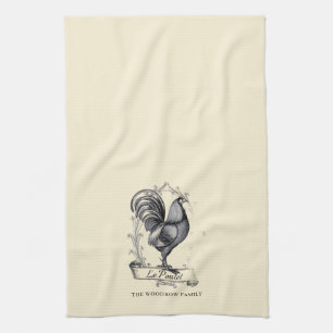 Linge De Cuisine Poulailler rustique vintage nom de famille ferme