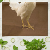 Linge De Cuisine Poule blanche de coq de poulet (Plié)