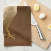 Linge De Cuisine Poule blanche de coq de poulet (Quart Plié)