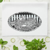 Linge De Cuisine Poule de pondoir (Plié)