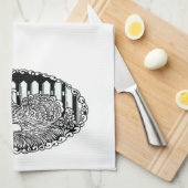 Linge De Cuisine Poule de pondoir (Quart Plié)