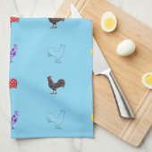 Linge De Cuisine Poules de poulet Thunder_Cove (Quart Plié)