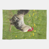Linge De Cuisine poulet, coq, animal, oiseau, ferme, agriculture, (Horizontal)